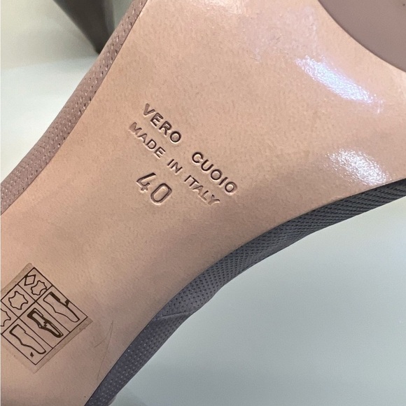 GIOVANNI GIUSTI MADE IN ITAKY Vero Cuoio Tan Peep Toe Heels with Bow Detail - Picture 3 of 11